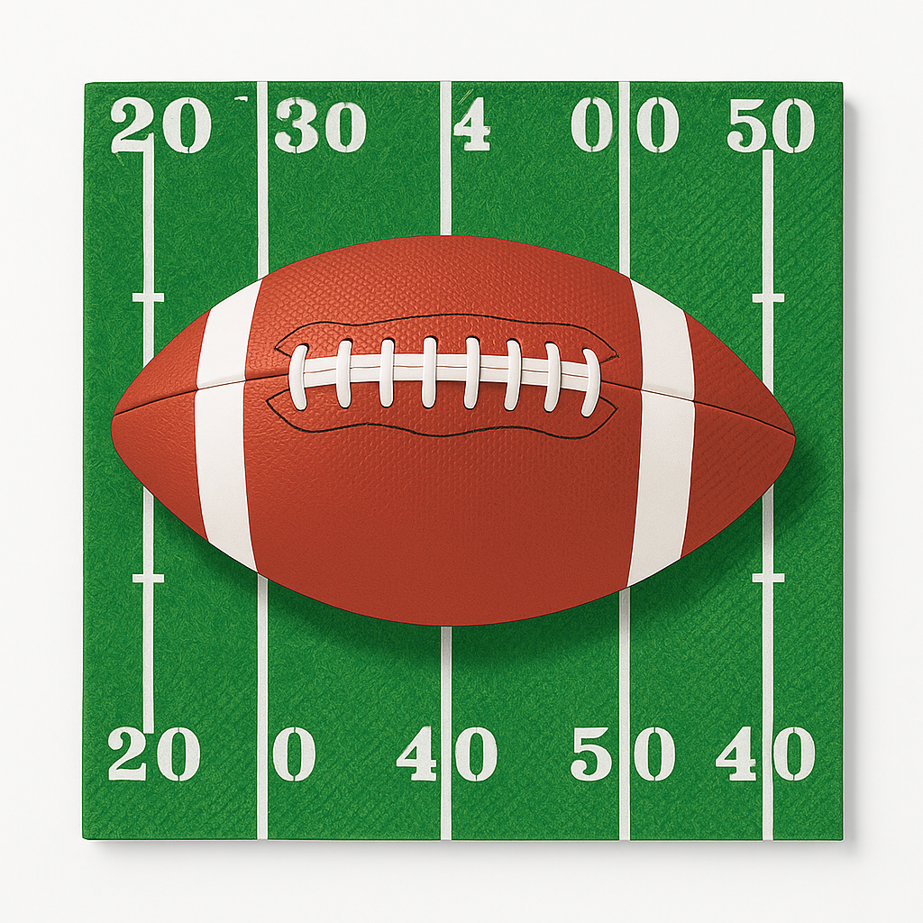 Game Day Football Beverage Napkins