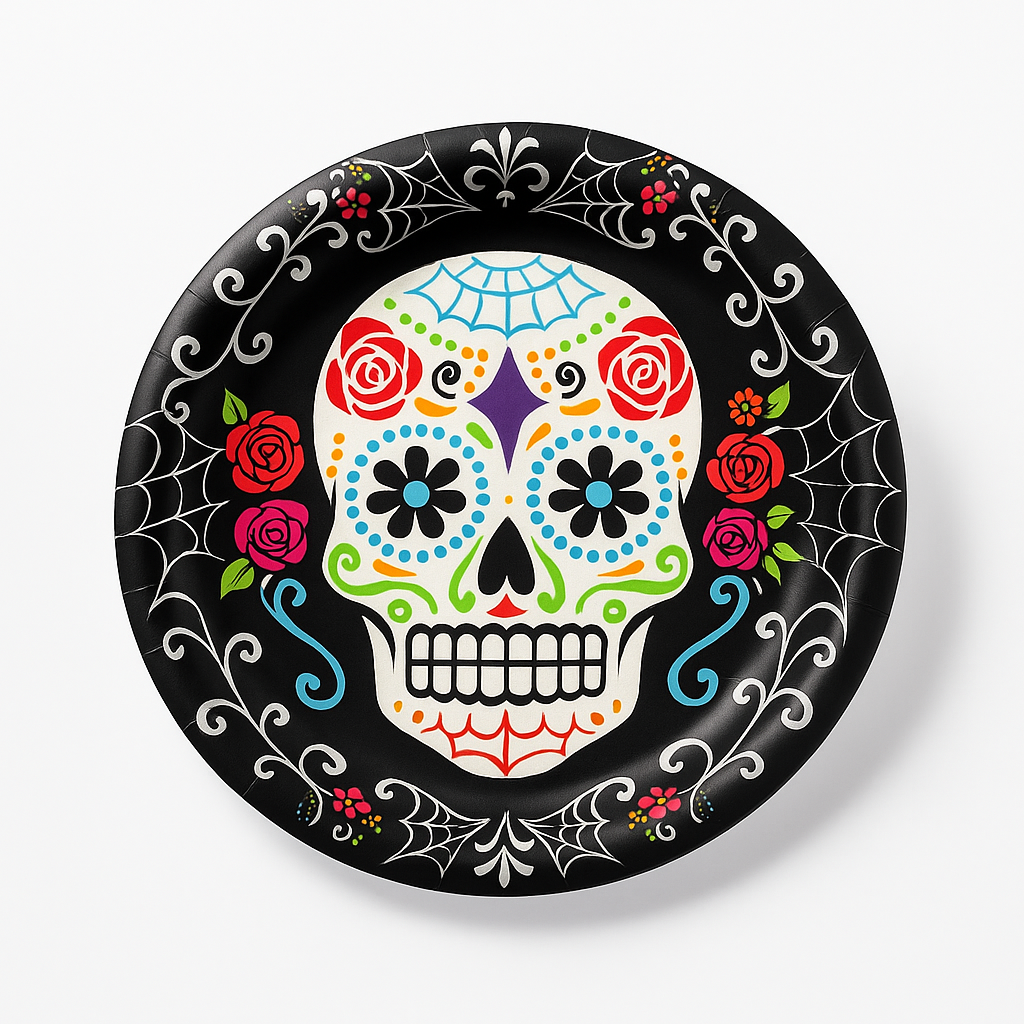 Day of the Dead 6.75" Paper Plates
