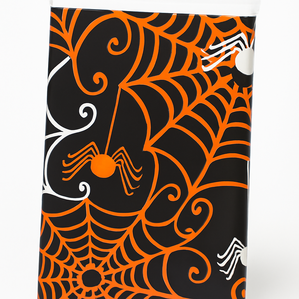 Spooky Spider Halloween Table Cover - 54" x 96"