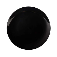 8 In. Trend Black Plastic Plates | 10 Count