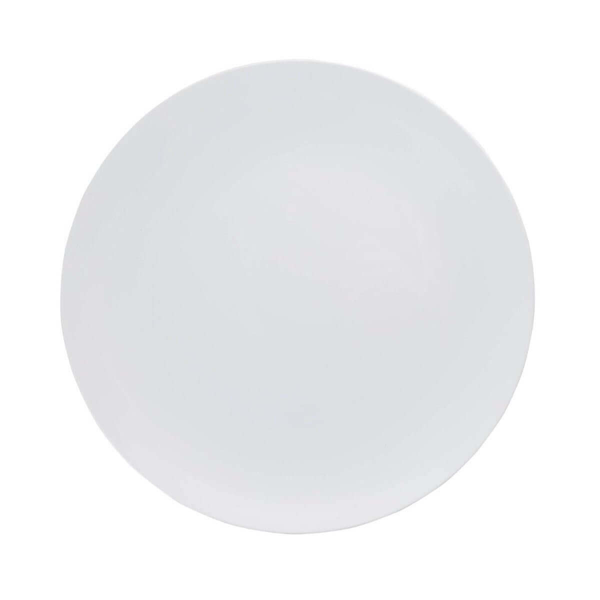 10 In. Trend White Plastic Plates | 10 Count