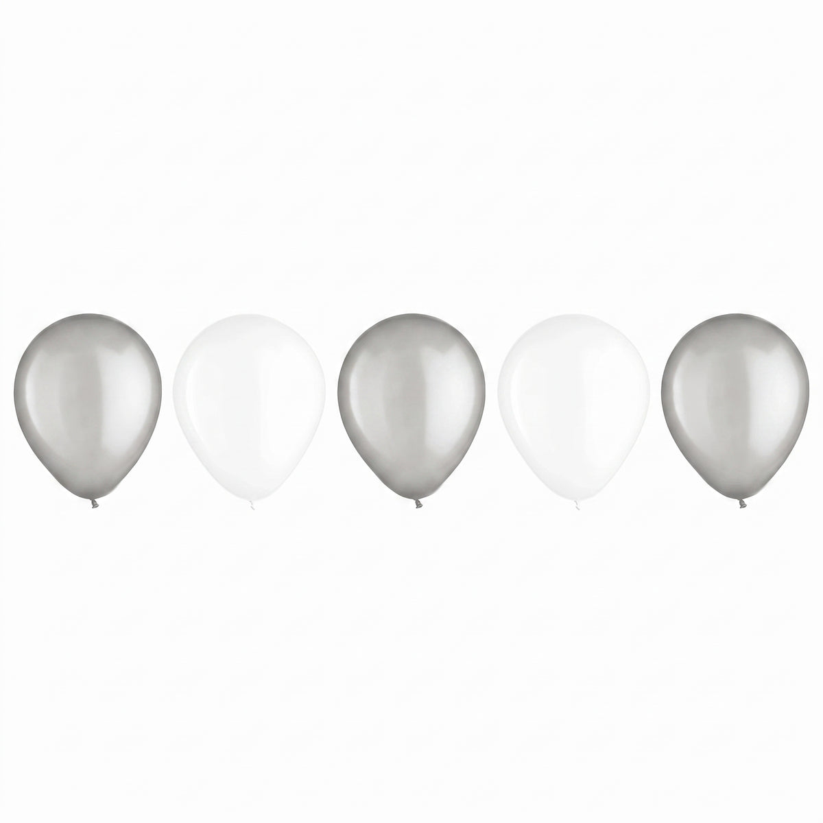 Platinum Mix Latex Balloons, 11-Inch, 15-Pack