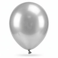 Luxaire Premium 12" Silver Latex Balloons, 25-Pack