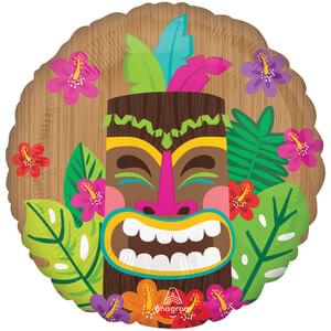 Vintage Tiki Metallic Foil Balloon