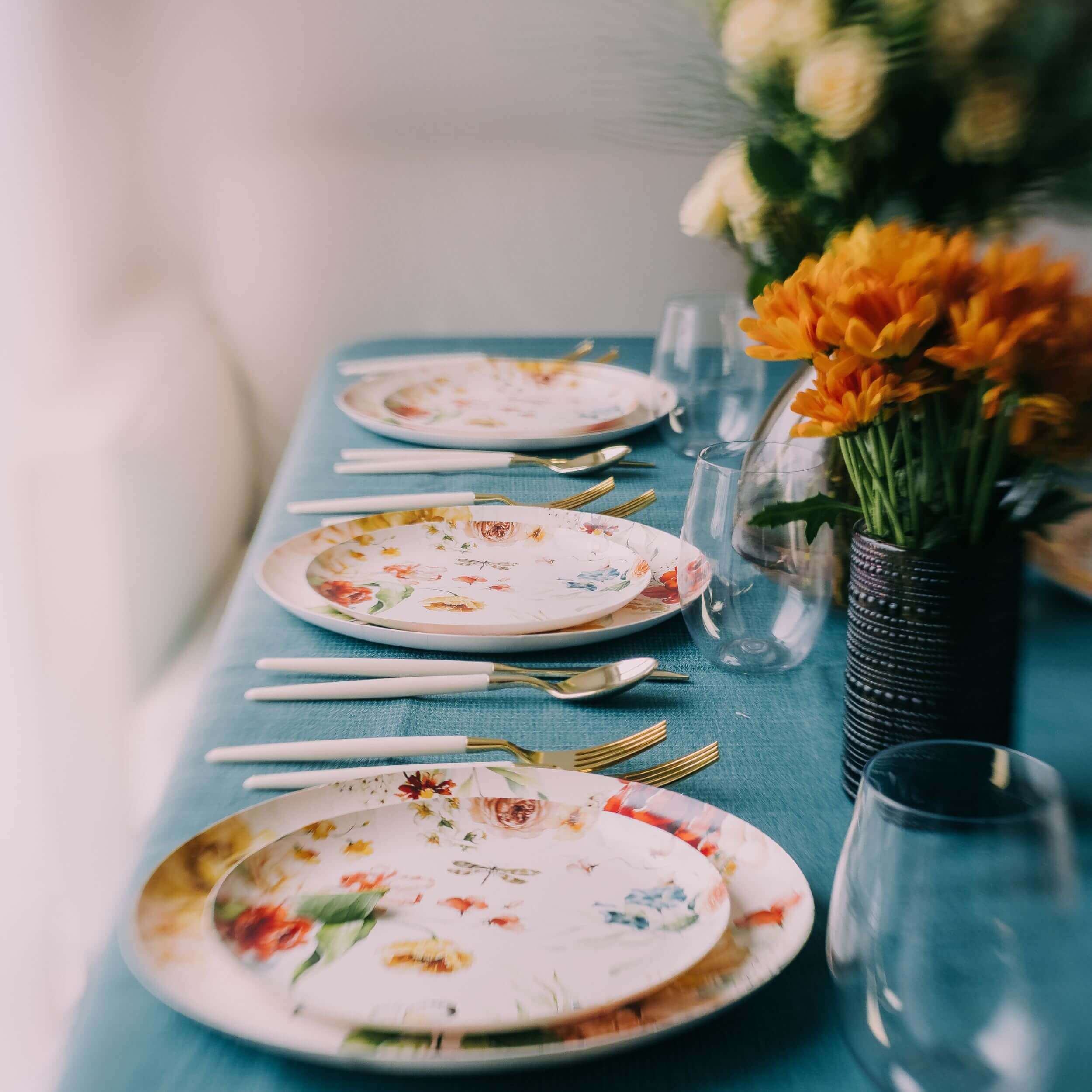 8 In. Earthtrends Aviv Design Paper Plates | 20 Count