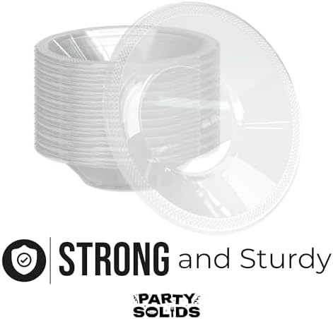 12 Oz. Clear Plastic Bowls | 100 Count