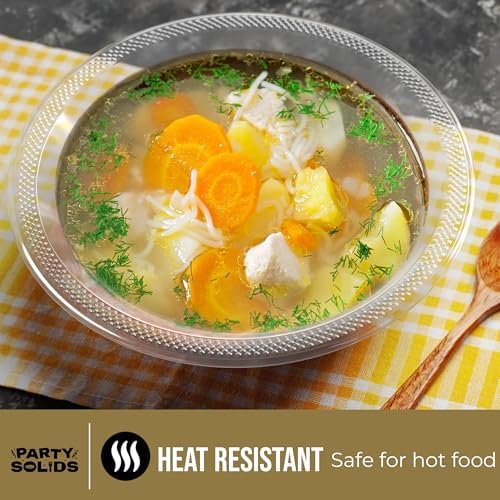 12 Oz. Clear Plastic Bowls | 100 Count