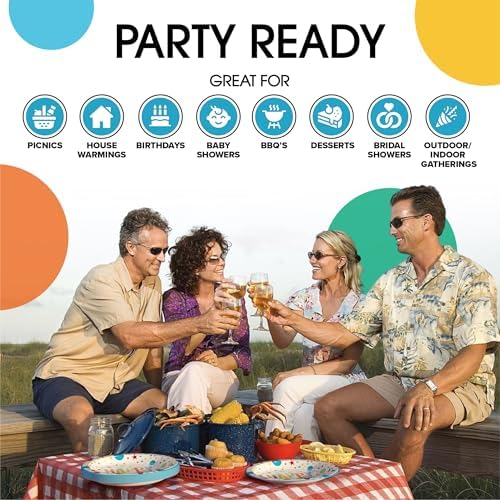7 in. Birthday Print Paper Plates | 50 Ct.