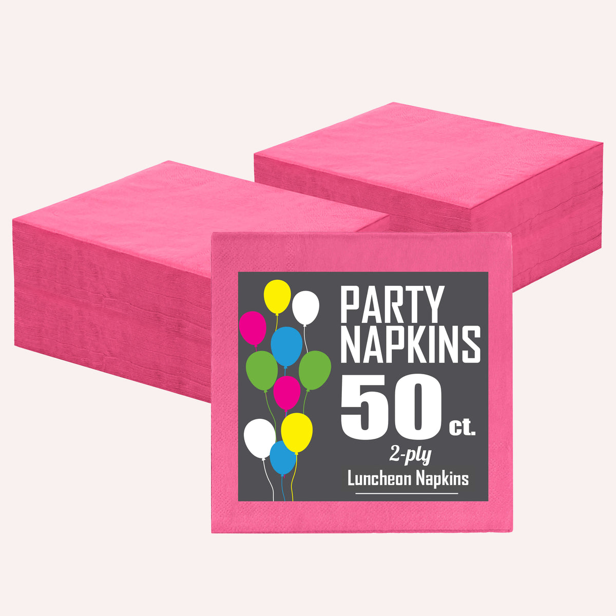 Unleashed - Cerise Luncheon Napkins - 50 Ct.