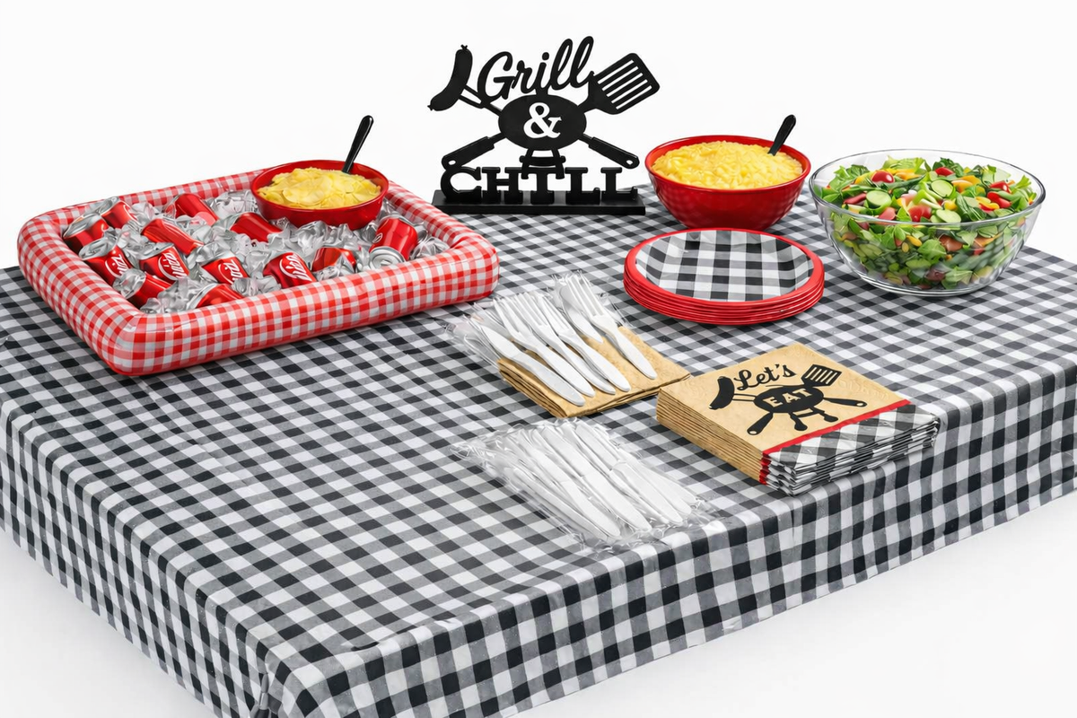 99 Pcs BBQ Party Kit - For 8 Guests