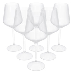 16 Oz. Clear Stemmed Wine Glasses | 48 Count