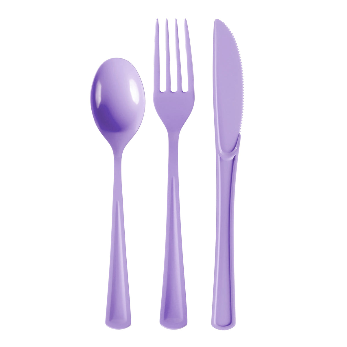 Lavender Cutlery Combo Pack | 48 Count