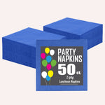 Dark Blue Luncheon Napkins - 6.75 In. X 6.75 In. | 50 Count