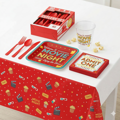 161 Pcs Movie Night Party Kit - For 20 Guests