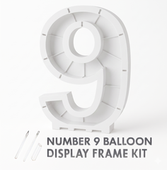 Number 9 Balloon Display Kit