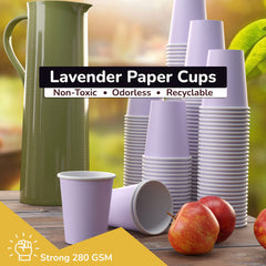 12 Oz. Lavender Paper Cups | 20 Count