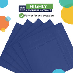 Dark Purple Luncheon Napkins - 6.75 in. | 100 Count