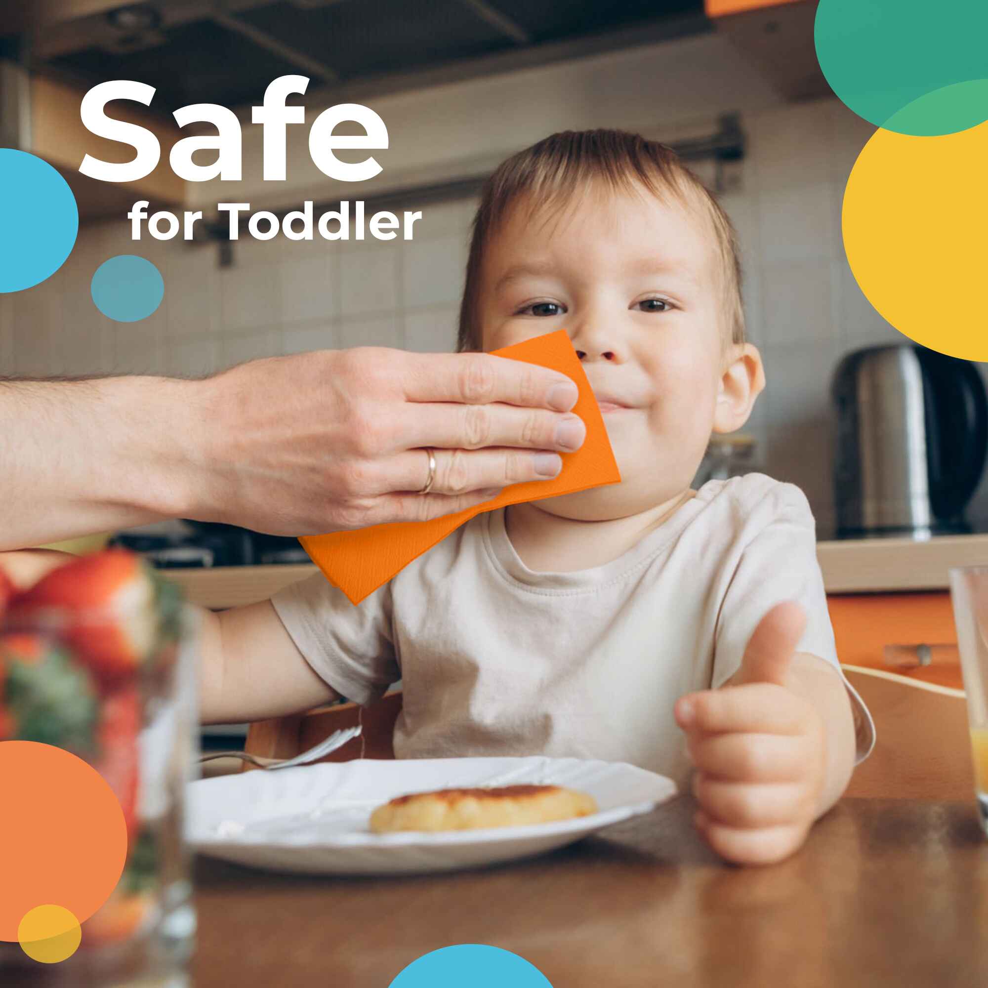 Orange Luncheon Napkins | 1800 Count