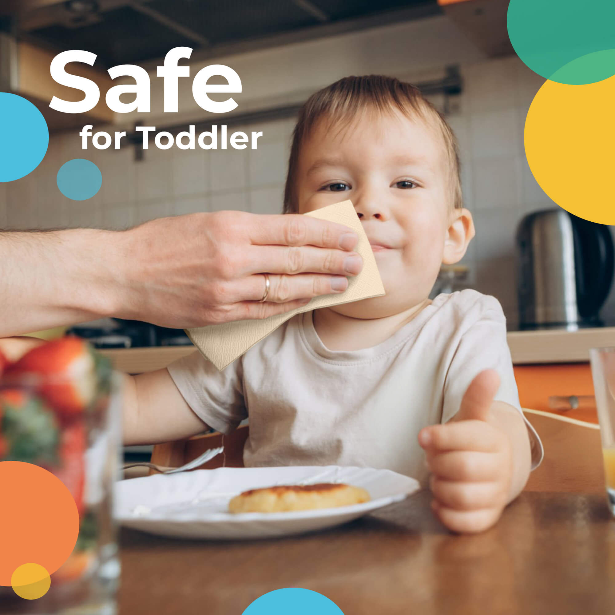 Ivory Beverage Napkins | 20 Count