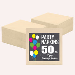 Ivory Beverage Napkins - 9 in. | 1800 Count