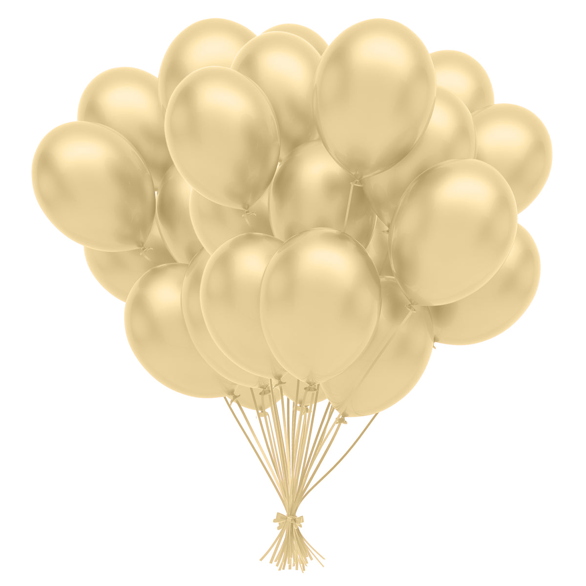 12 In. Ivory Balloons | 72 Count
