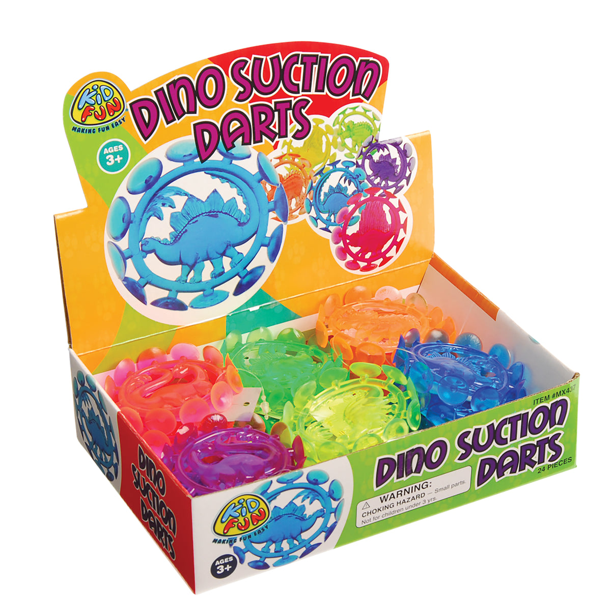 Dino Suctions Darts/24 Per Disp - 24 Count