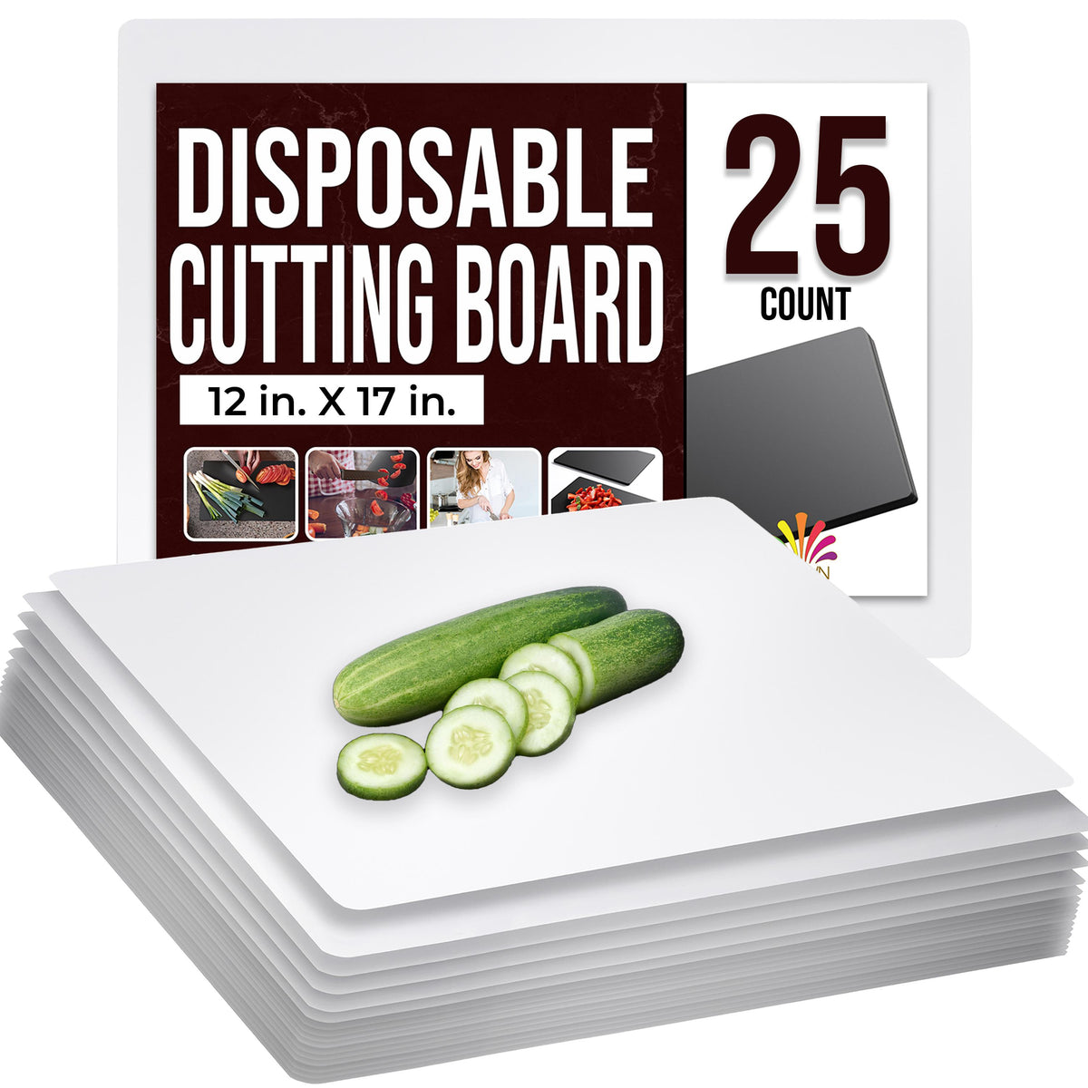 12 In. x 17.5 In. | Disposable Cutting Board | 300 Count