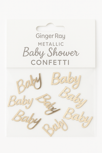 Ginger Ray Metallic Baby Shower Confetti