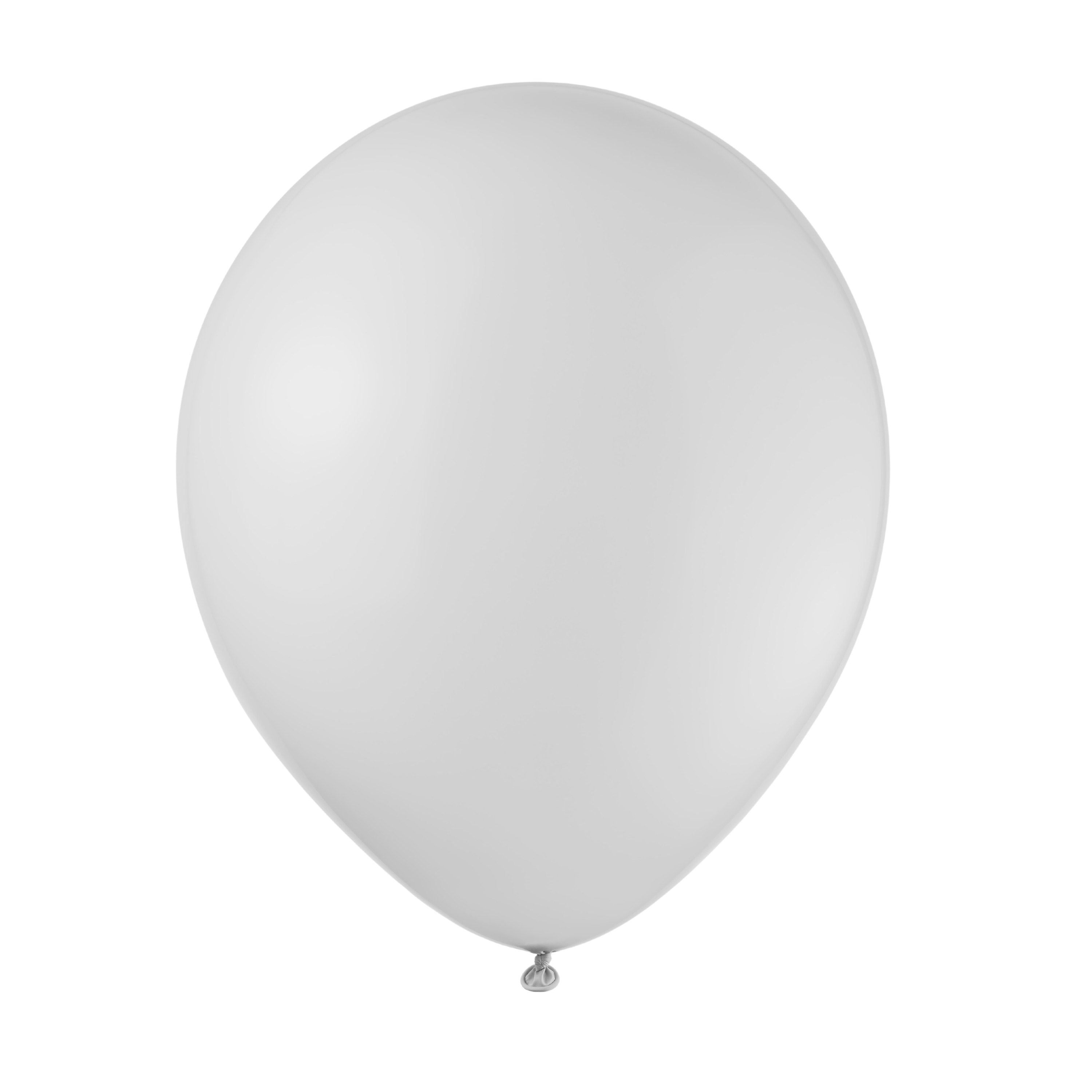 12 metallic silver latex balloon 288 ct