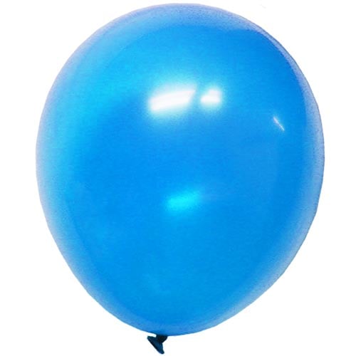 9 In. Sky Blue Latex Balloon | 25 Count