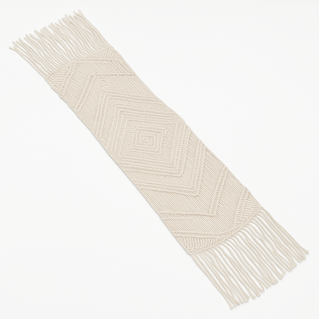 Elegant Linen Table Runner by Ginger Ray