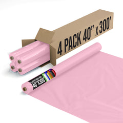 40 In. x 300 Ft. Premium Pink Table Roll | Case of 4