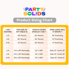 Clear Plastic Table Covers | 6 Pack | 54 in. x 108 in.