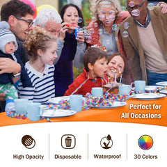 Orange Plastic Table Cover - 54 In. x 108 In.