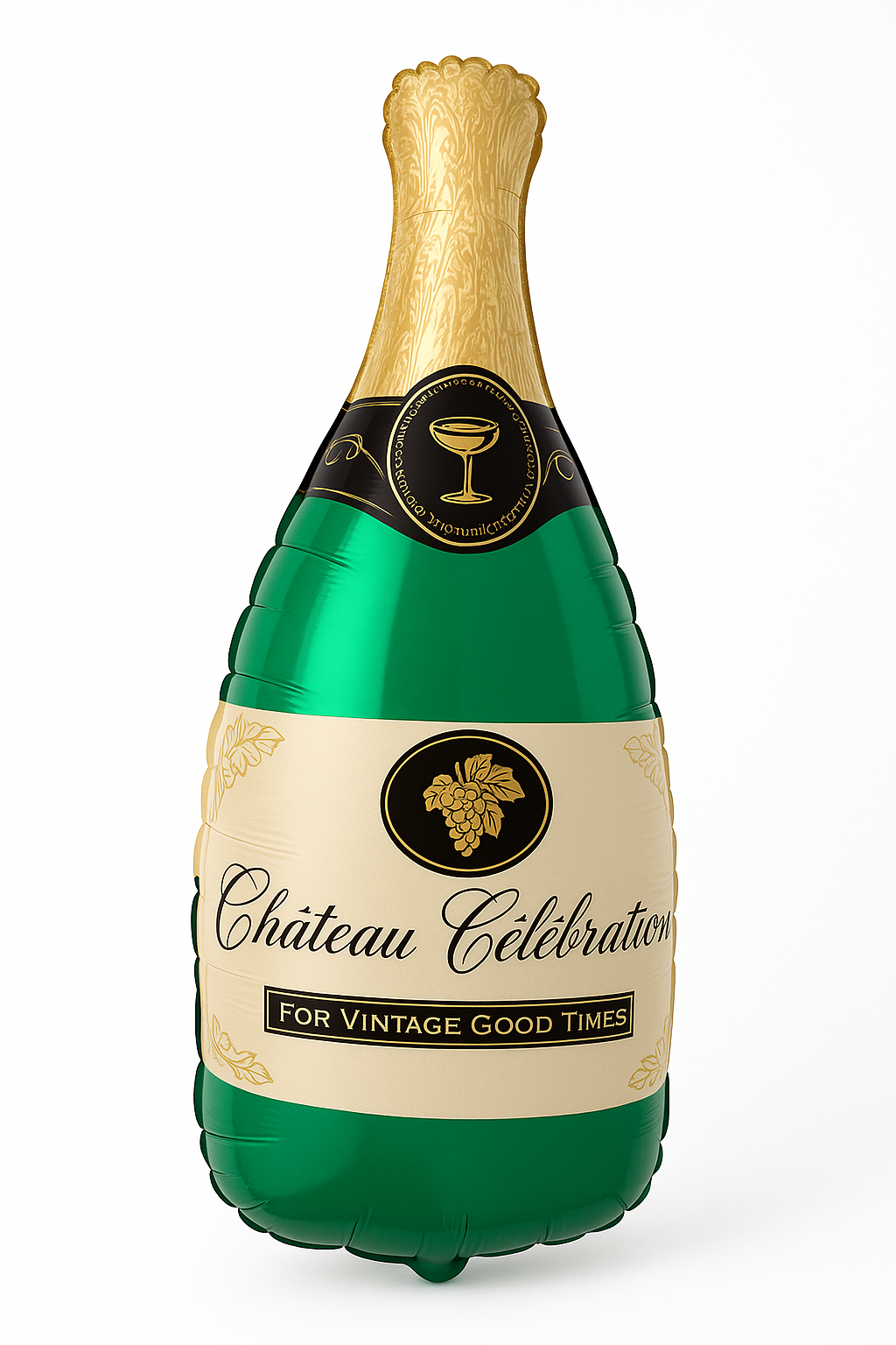 Super Shape Champagne Bottle Foil Balloon