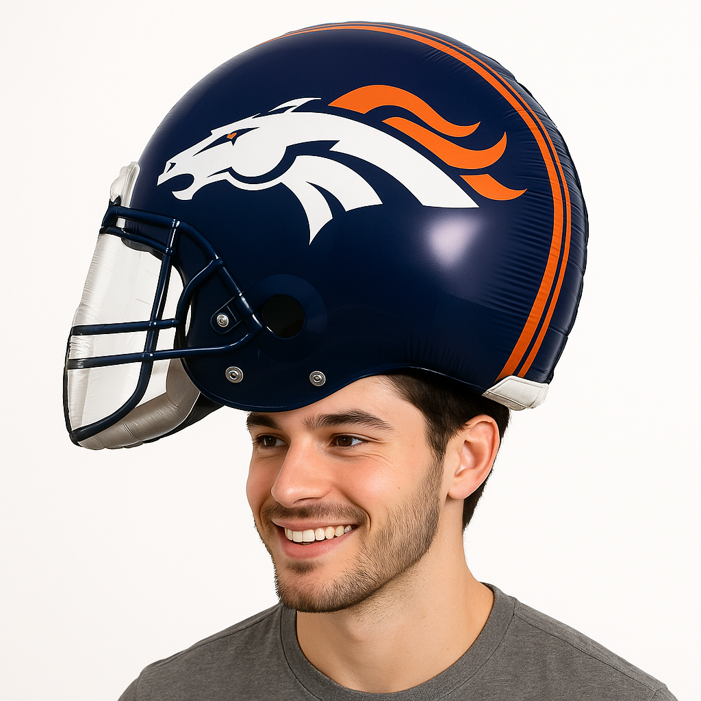 Denver Broncos Helmet Super Shape Foil Balloon