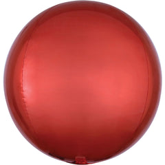 Vibrant 16" Orange Orbz Foil Balloon