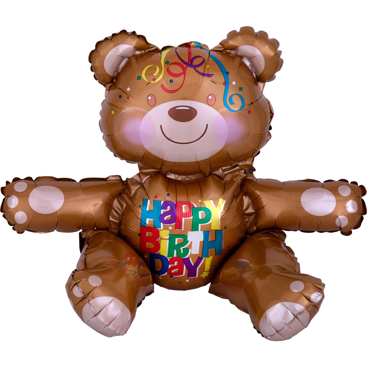 Happy Birthday Sitting Bear Balloon