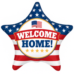 Giant Patriotic Welcome Home Star Balloon