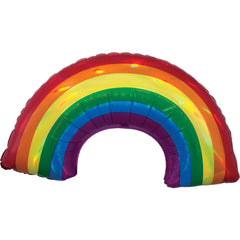Vibrant Rainbow Foil Balloon - Super Shape