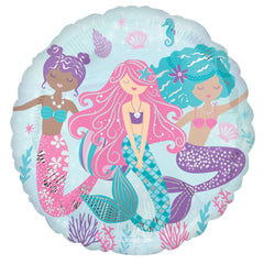 Shimmering Mermaid Foil Balloon - 18-Inch