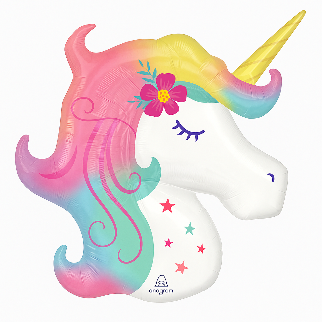 Enchanted Unicorn Foil Super Shape Balloon