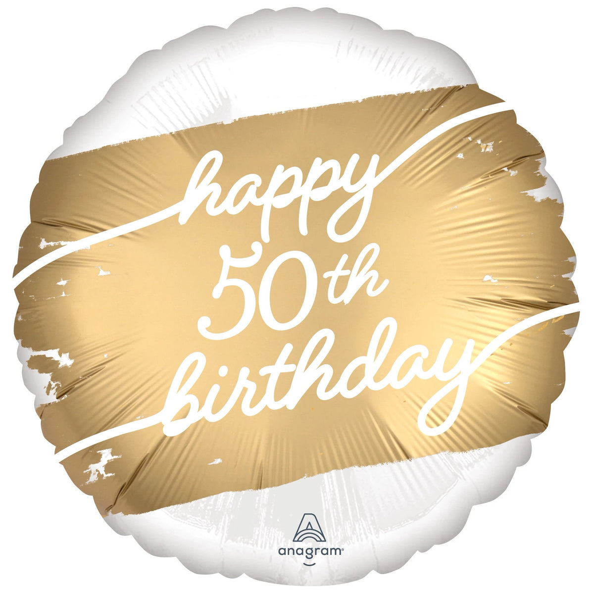 Golden Age 50th Birthday Foil Balloon