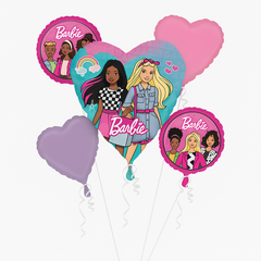 Barbie Dream Foil Balloon Bouquet - 5 Piece Set