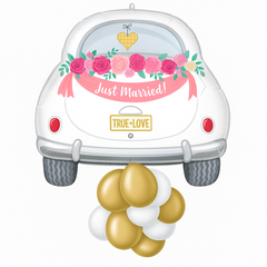 "Just Married" Car Shape Foil Balloon