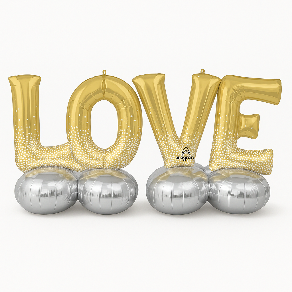 Metallic Love Airloonz Balloon Display Kit