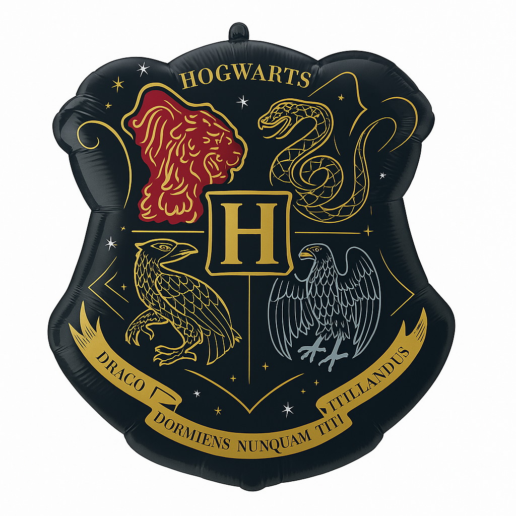 Harry Potter Hogwarts Crest Foil Super Shape Balloon
