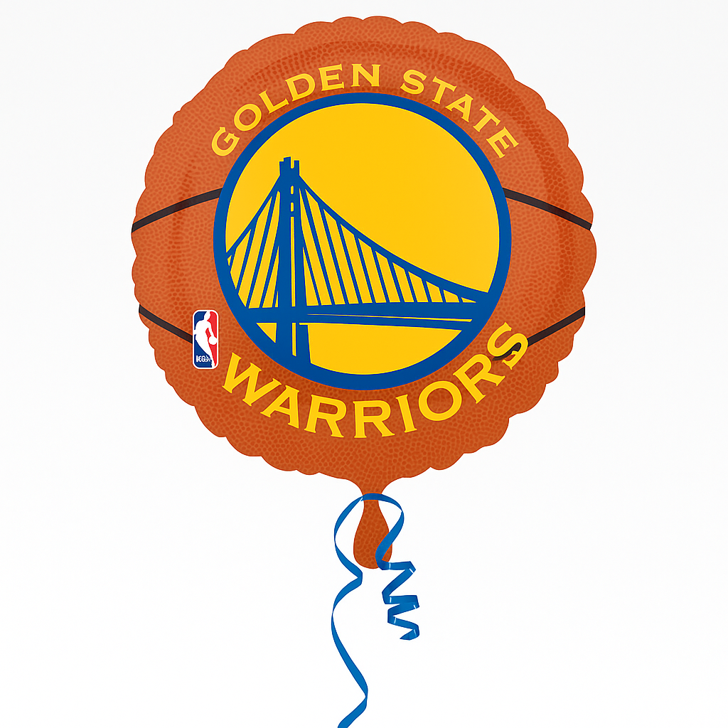 Golden State Warriors Basketball Foil Balloon