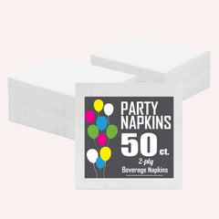 White Beverage Napkins - 9 in. | 1800 Count