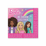 Barbie Dream Together Lunch Napkins - 6.5 In. x 6.5 In. - 16 Pack